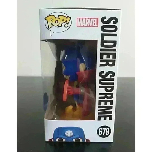 Funko Pop! Vinyl: Marvel - Soldier Supreme Infinity (Glows in the Dark) -679 - Picture 2 of 6